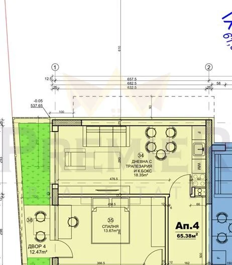 Тристаен апартамент в кв. Триъгълника -  - снимка 4 - Имоти Премиер