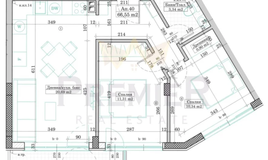 Тристаен апартамент в Кв. Виница -  - снимка 8 - Имоти Премиер