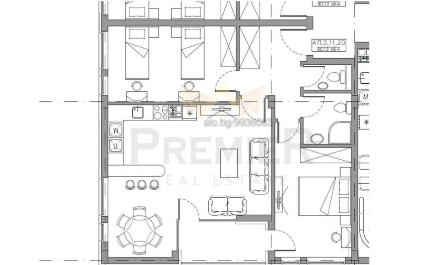 Тристаен апартамент в Малинова Долина -  - снимка 4 - Имоти Премиер