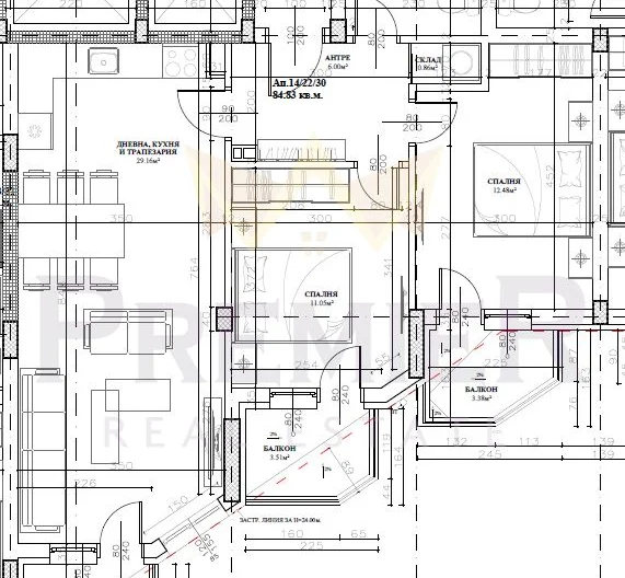 Тристаен апартамент в Меден Рудник -  - снимка 1 - Имоти Премиер