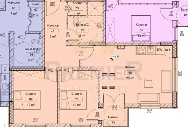 Агенция за недвижими имоти - Имоти Премиер - имот - 1177997, Цена: 148000 EUR