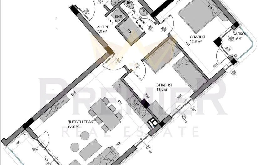 Тристаен Апартамент в нова сграда в района на жк.Вл. Варненчик гр.Варна До Джъмбо! -  - снимка 9 - Имоти Премиер