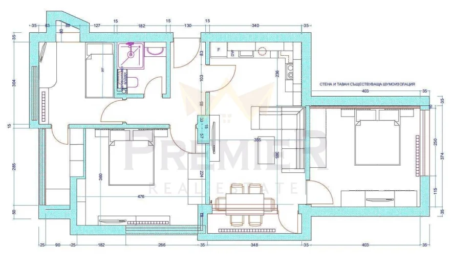 Тристаен апартамент в района на кв.Лозенец -  - снимка 11 - Имоти Премиер