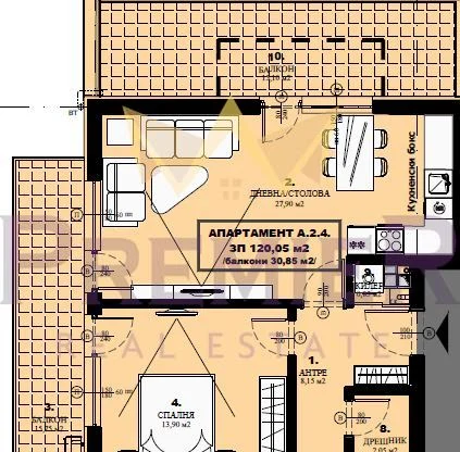 Агенция за недвижими имоти - Имоти Премиер - имот - 1042657, Цена: 252540 EUR