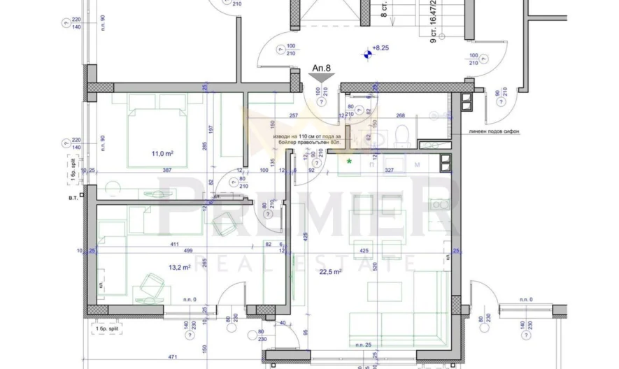 Тристаен Апартамент в центъра на Бургас - - снимка 4 - Имоти Премиер