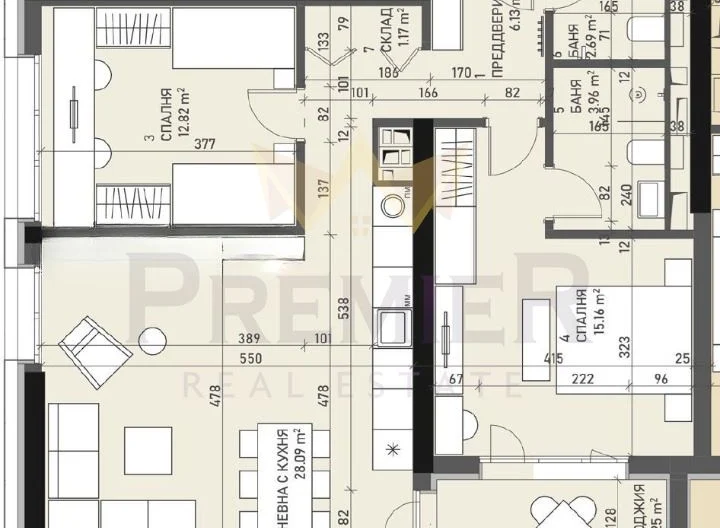 Тристаен апартамент в ж.к Банишора -  - снимка 13 - Имоти Премиер
