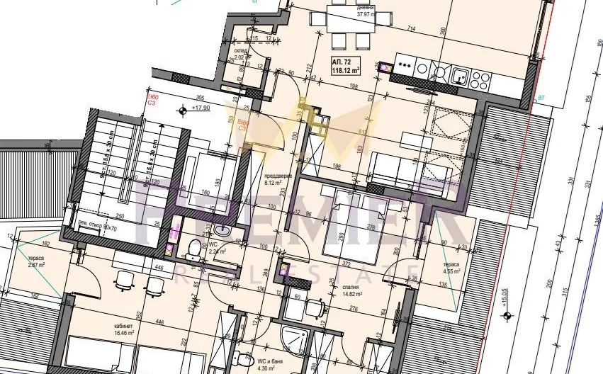 Тристаен апартамент в ж.к. Банишора -  - снимка 16 - Имоти Премиер