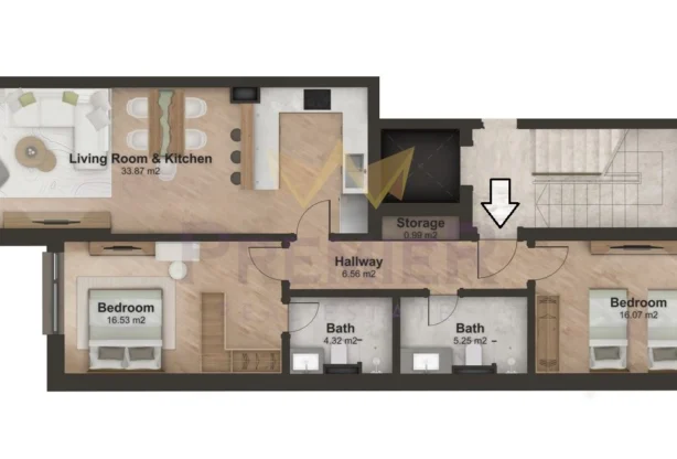 Агенция за недвижими имоти - Имоти Премиер - имот - 962300, Цена: 315000 EUR