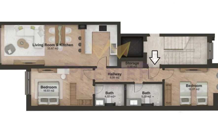 Агенция за недвижими имоти - Имоти Премиер - имот - 962300, Цена: 315000 EUR