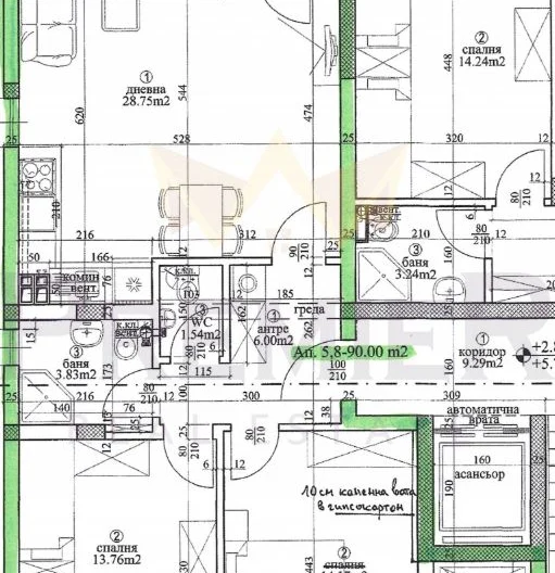 Тристаен апартамент  за продажба във Виница -  - снимка 1 - Имоти Премиер