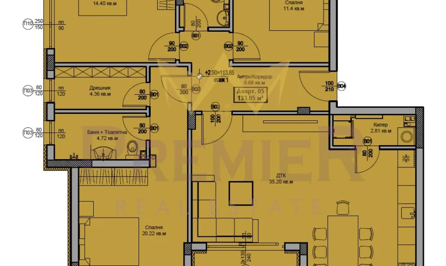 Тристаен апартамент,Св. Никола -  - снимка 3 - Имоти Премиер