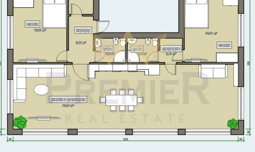 Тристаен апартамент,Траката -  - снимка 4 - Имоти Премиер