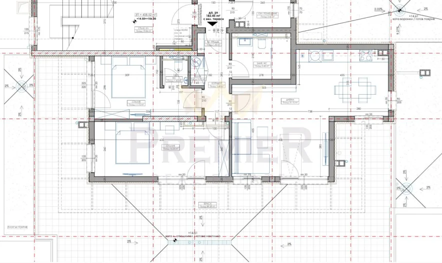 Тристаен апартамент,Владиславово -  - снимка 1 - Имоти Премиер