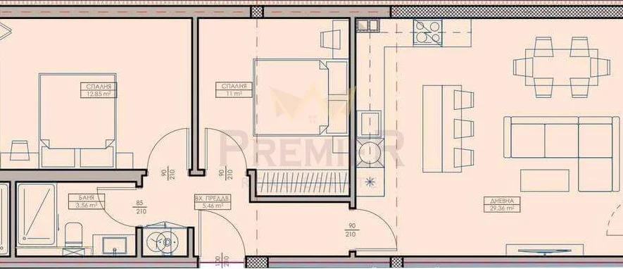 ТРИСТАЕН КАЙСИЕВА ГРАДИНА -  - снимка 1 - Имоти Премиер