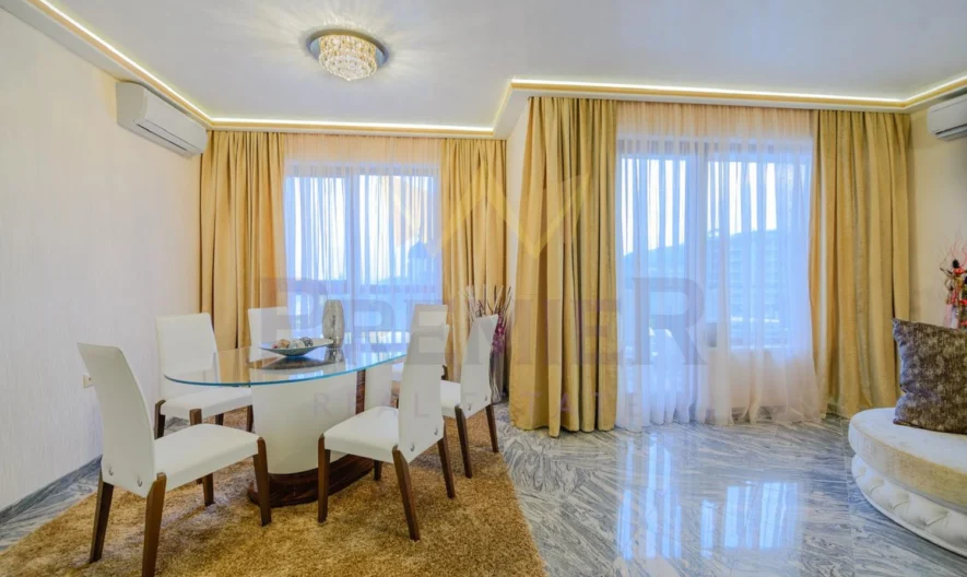 Тристаен луксозно обзаведен апартамент в к.к. Златни пясъци -  - снимка 4 - Имоти Премиер