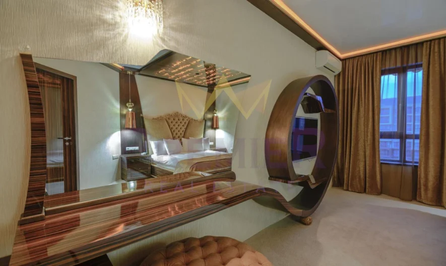 Тристаен луксозно обзаведен апартамент в к.к. Златни пясъци -  - снимка 8 - Имоти Премиер