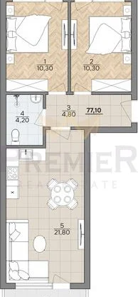 Агенция за недвижими имоти - Имоти Премиер - имот - 995046, Цена: 133544 EUR