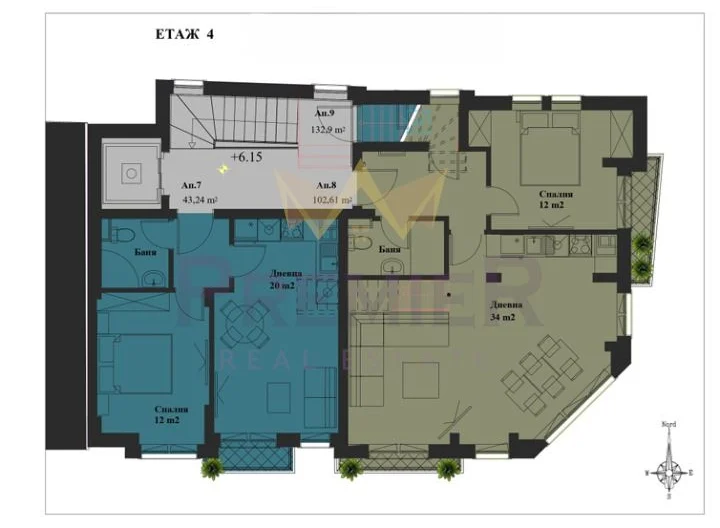 Тристаен Мезонет в кв. Банишора - - снимка 4 - Имоти Премиер