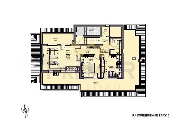 Тристаен пентхаус в кв. Левски В - - снимка 10 - Имоти Премиер