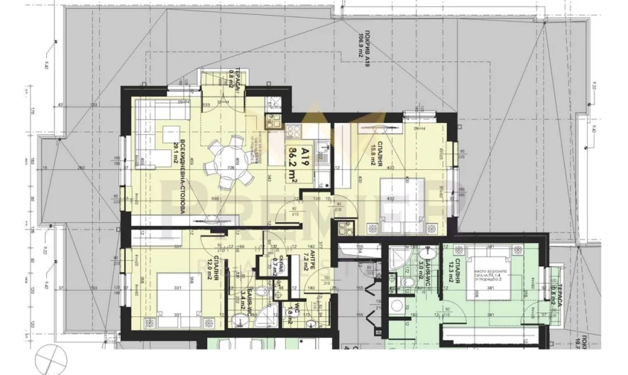 Агенция за недвижими имоти - Имоти Премиер - имот - 1168305, Цена: 337600 EUR