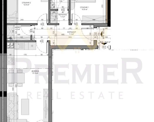 Агенция за недвижими имоти - Имоти Премиер - имот - 1086609, Цена: 136900 EUR