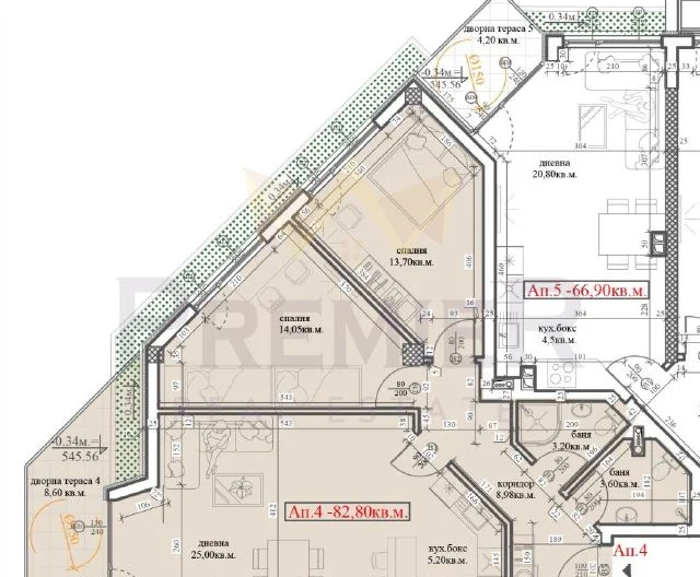 Тристаен в гр.София кв. Дружба 1 - - снимка 4 - Имоти Премиер