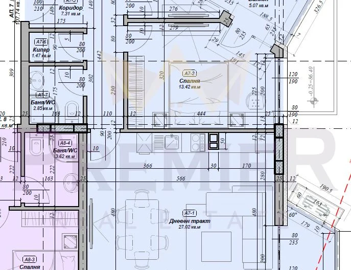 Тристаен в К.К. Чайка – Ален Мак - - снимка 1 - Имоти Премиер