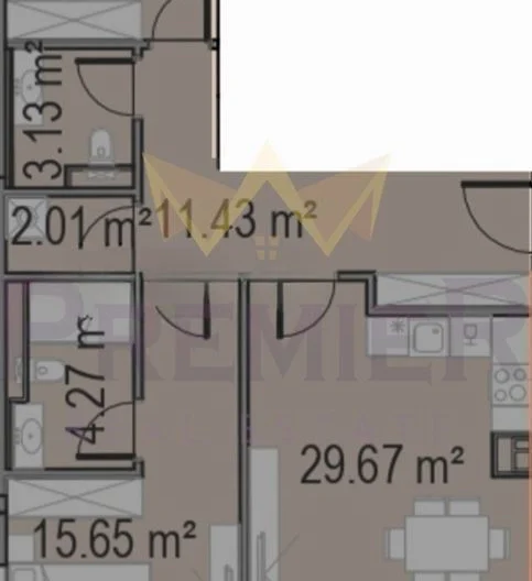 Тристаен в Младежки хълм, район Западен, гр. Пловдив -  - снимка 2 - Имоти Премиер
