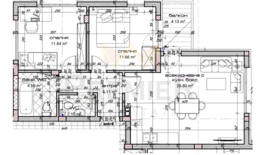 Агенция за недвижими имоти - Имоти Премиер - имот - 898830, Цена: 127900 EUR