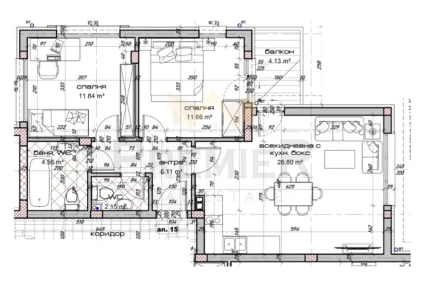 Агенция за недвижими имоти - Имоти Премиер - имот - 964891, Цена: 129900 EUR