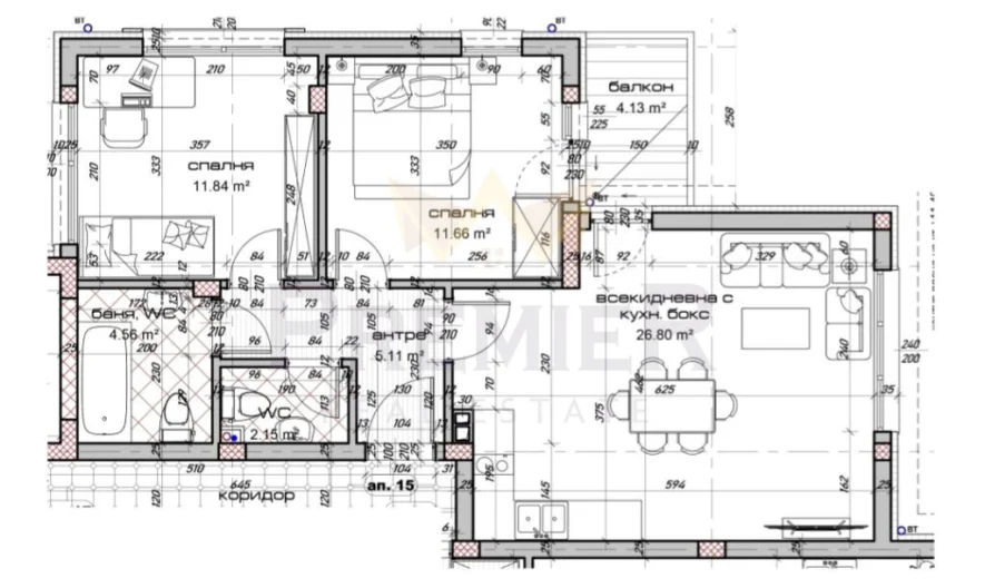 Агенция за недвижими имоти - Имоти Премиер - имот - 964891, Цена: 129900 EUR
