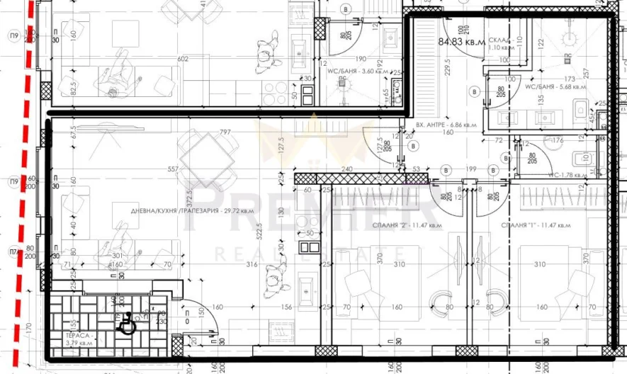 ТРИСТАЕН , ЮЖЕН С ПАРКОМЯСТО -  - снимка 8 - Имоти Премиер