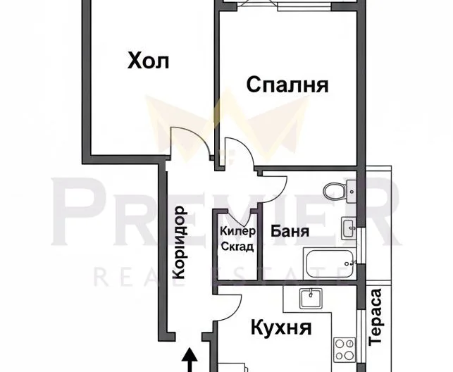 Тухлен апартамент на среден етаж кв. Чайка - - снимка 3 - Имоти Премиер