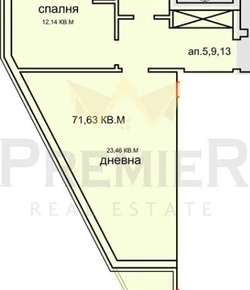 Real Estate Agency - Imoti Premier - imot - 1177455, Price: 82400 EUR