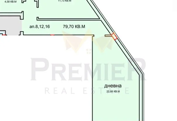 Real Estate Agency - Imoti Premier - imot - 1177457, Price: 91600 EUR