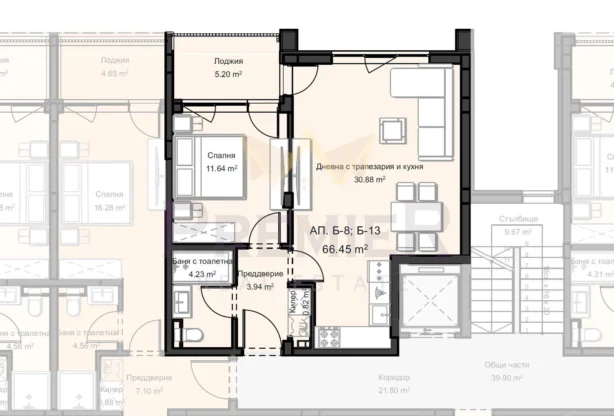 Real Estate Agency - Imoti Premier - imot - 1206274, Price: 98455 EUR