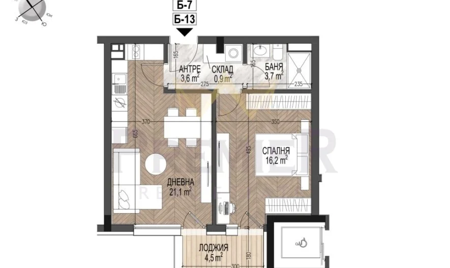 Two-Room Apartment in Malinova Dolina -  - snimka 1 - Imoti Premier