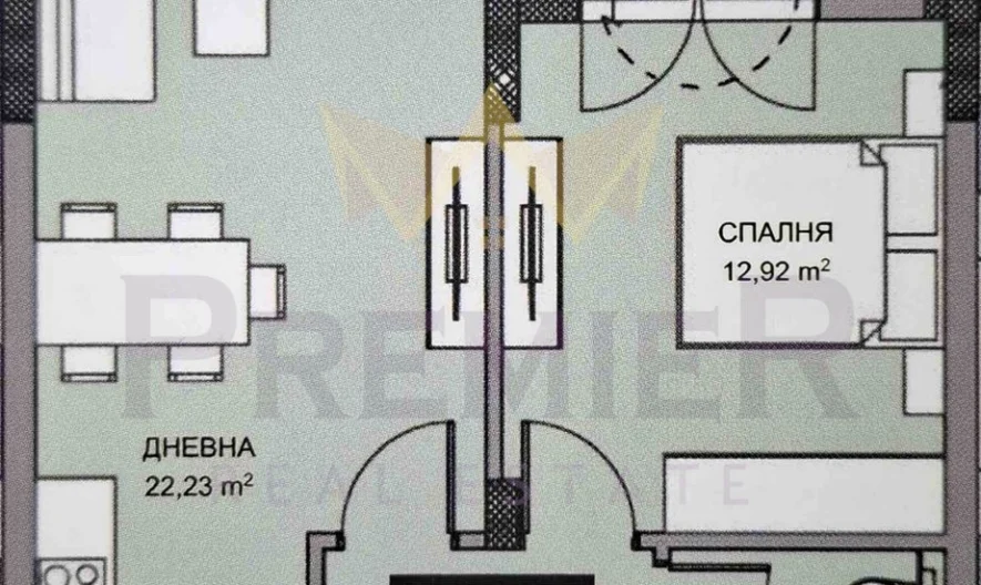 Two-room apartment near Jumbo – outdoor parking space included in the price -  - snimka 2 - Imoti Premier