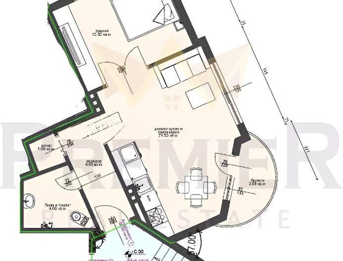 TWO-ROOM APARTMENT, TRAKATA AREA -  - snimka 16 - Imoti Premier