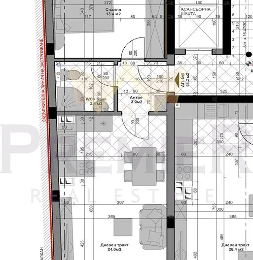 Two-Room Apartment, Zimno Kino -  - snimka 1 - Imoti Premier