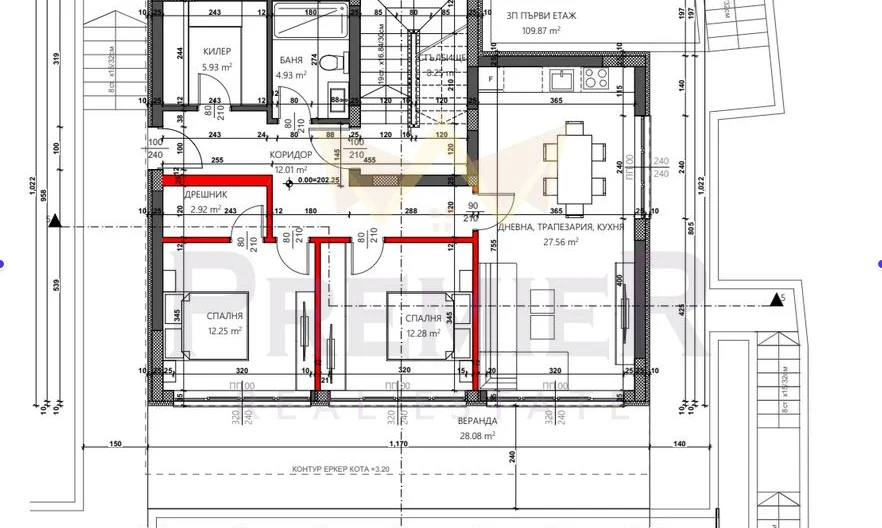 Verkauf einer 3-Zimmer-Wohnung in geschlossener Wohnanlage in der Ortslage Sotira - - snimka 1 - Imoti Premier