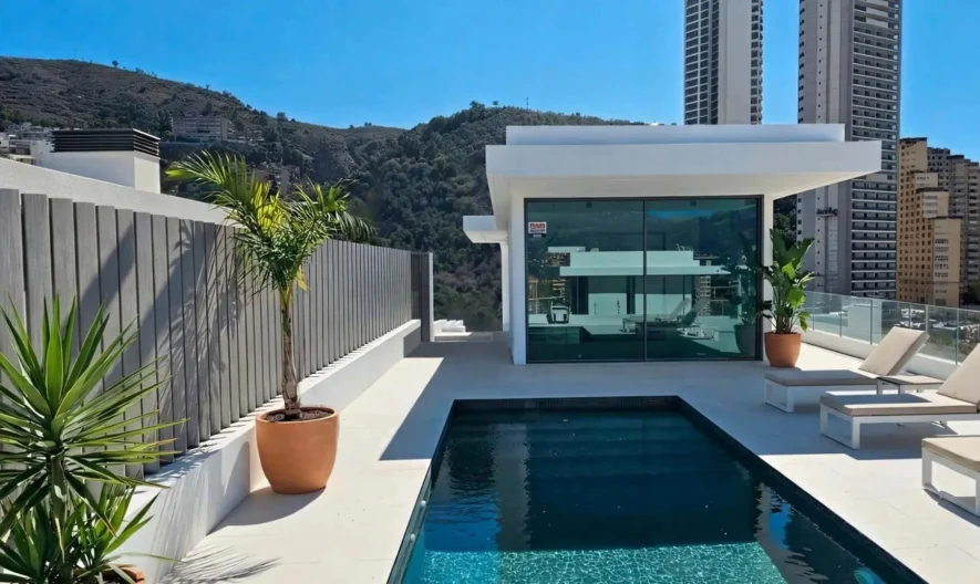 Вила в Benidorm, Alicante (3 спални, 3 бани) -  - снимка 1 - Имоти Премиер