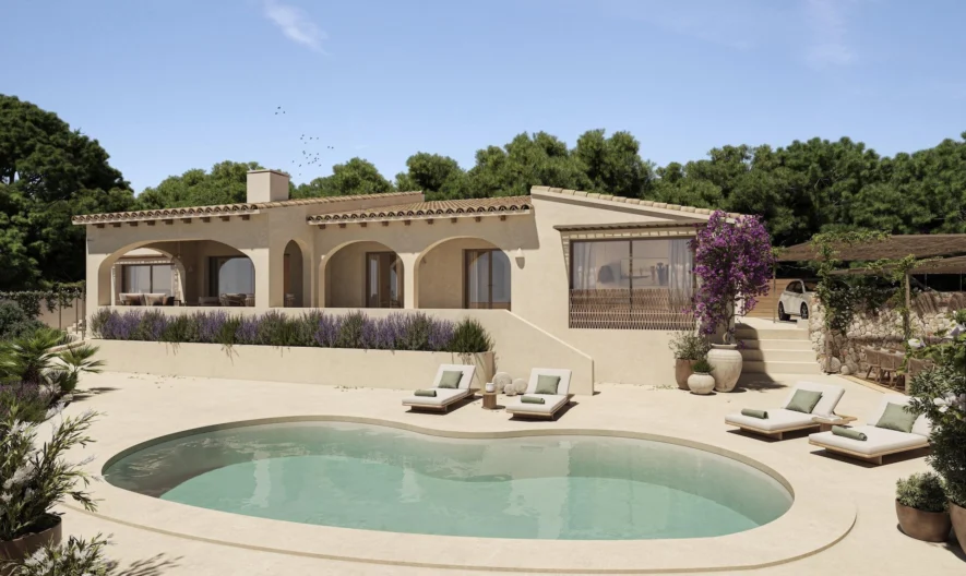 Вила в Benissa, Alicante (3 спални, 3 бани) -  - снимка 1 - Имоти Премиер
