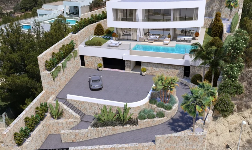 Вила в Calpe, Alicante (4 спални, 3 бани) -  - снимка 1 - Имоти Премиер