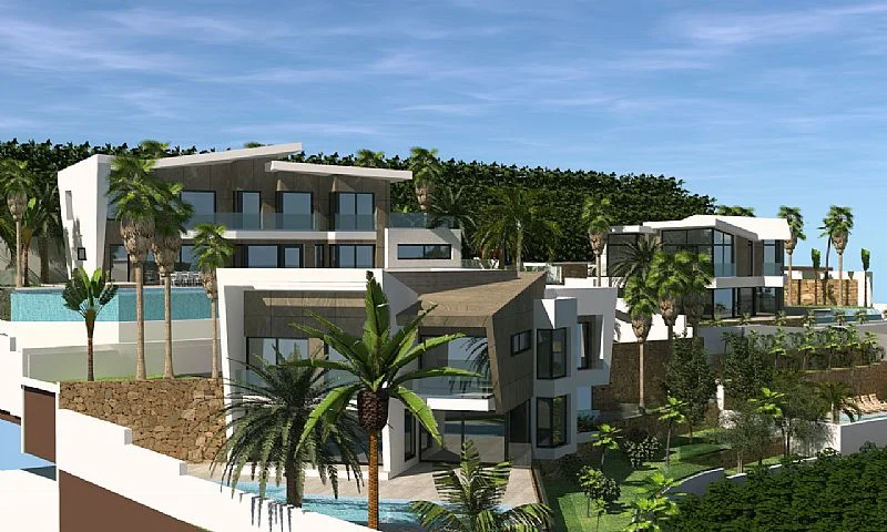 Вила в Calpe, Alicante (4 спални, 4 бани) -  - снимка 1 - Имоти Премиер