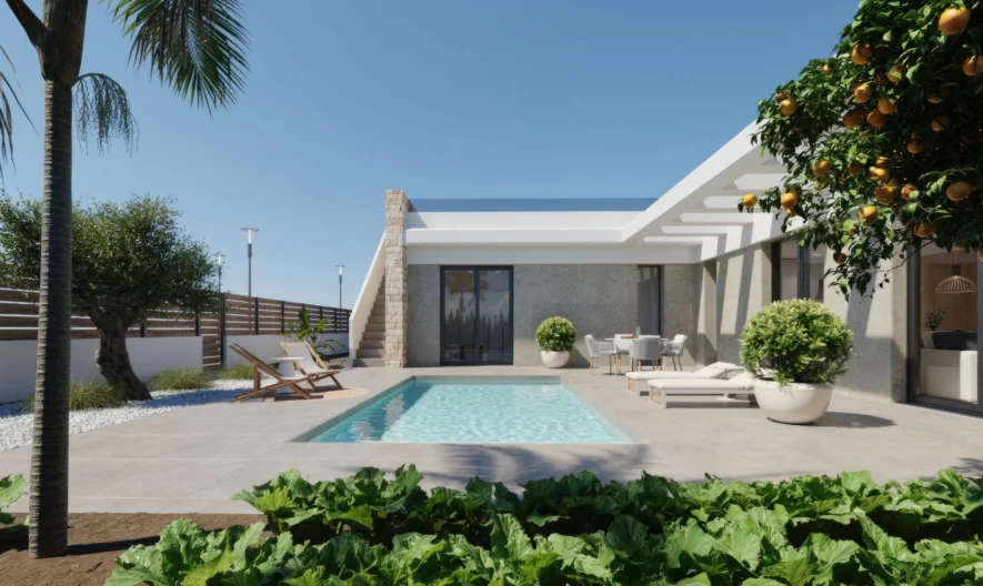 Вила в Fuente Álamo, Murcia (3 спални, 2 бани) -  - снимка 1 - Имоти Премиер