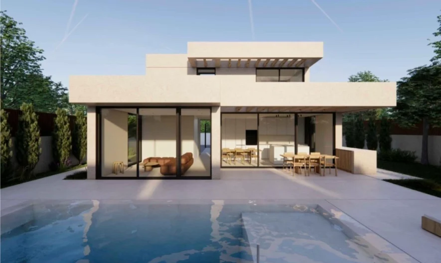Вила в Polop, Alicante (4 спални, 3 бани) -  - снимка 1 - Имоти Премиер