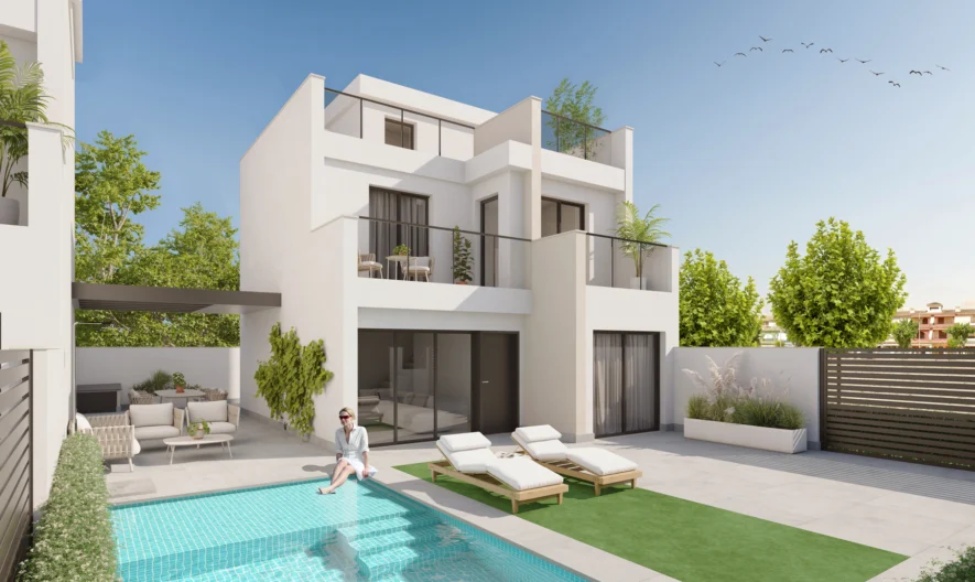 Villa Los Alcázares-ban, Murcia (3 hálószoba, 3 fürdőszoba) -  - snimka 1 - Imoti Premier