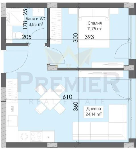 Zweizimmerwohnung am Boulevard Bulgarien -  - snimka 1 - Imoti Premier