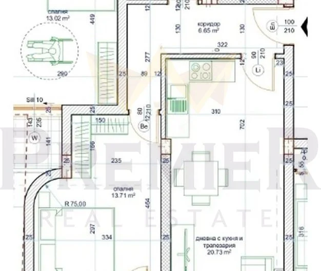 Zweizimmerwohnung in einem Neubau mit Akt 16 – Tsvetnoy Kvartal -  - snimka 2 - Imoti Premier